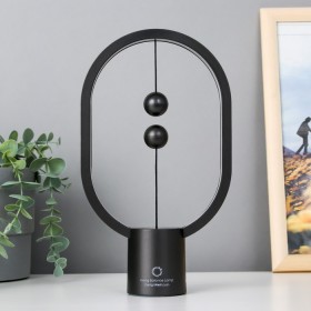 Настольная лампа &quot;Баланс&quot; LED 3Вт 4000К черный 22х7х40,6 см