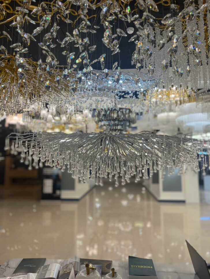 7777/1600x650x500 SLV Люстра