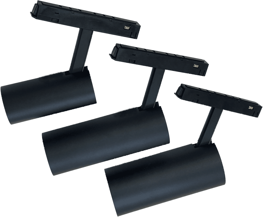 Магнитный трековый светильник 58*H155mm 20W 4000K DC36V OSRAM (mts20w)