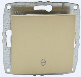 МОNО Механизм  Выкл 1 клавишный проходной Титан