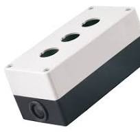 Корпус КП 101 3-м бел. для кнопок IEK BKP10-3-K01