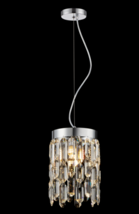 Люстра хрустальная F126-200 Хром