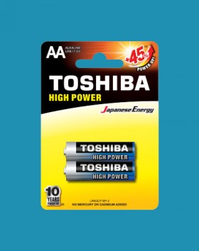 Батарейки TOSHIBA AA 1шт