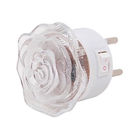 Свет-к с/д (ночник) LE LED NL-833 0,4W (Роза) (100/200)