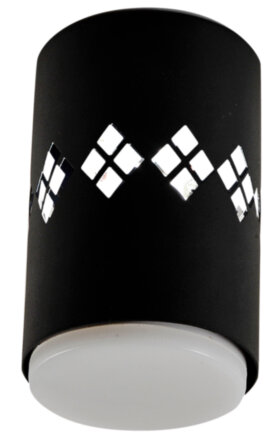 Светильник настенно-потолочный спот ЭРА  OL10 LD GX53 BK черный, подсветка 1 W