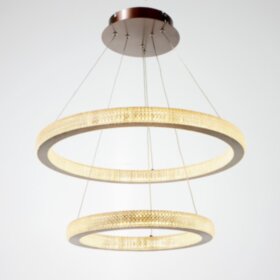 Люстра 1506/2 LED 125Вт 3000-6000К кофе 60х60х102 см   5440201