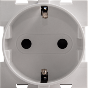 Vanguard Valero Розетка нем.ст. 2К+З 16А винтовые клеммы 2 модуля, Серый