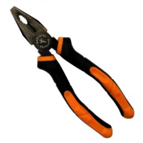 Пассатижи Bohrer Комфорт 200 мм универсальные (сталь 55, черный никель) двухкомпонентная рукоятка (60/6/1)