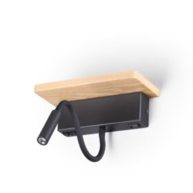 3868/8WL HIGHTECH ODL19 272 св.дерево/дерево Настен.светильник LED 8W 560Лм 3000К USB зарядка WOODY