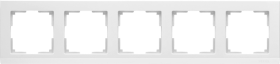 WL белый 5-ая рамка WL04-Frame-05-white