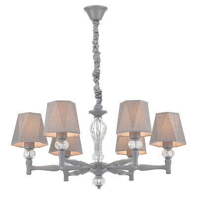 Подвесной светильник  Escada 672/6S E27*60W Grey