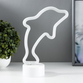 Ночник &quot;Дельфин&quot; LED от батареек 3АА (не в комплекте) 17х8,5х25,5 см