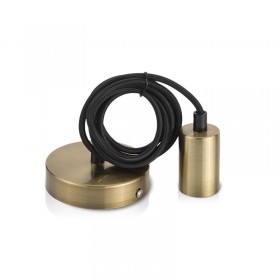 Потолочный подвес,MODEL#1.E27.бронза коричневая