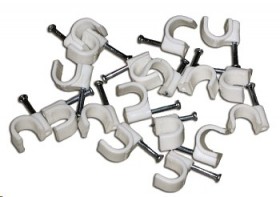 Скоба крепежная  круглая (8мм,) (50шт) EKF PROxima