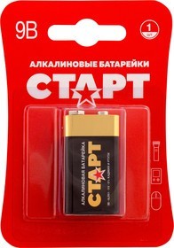 Батарейки СТАРТ 6LR61-BL1 1шт