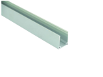 Накладной алюминиевый профиль с экраном 1000*6*12mm （ для 6*12mm неон)