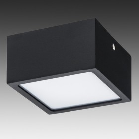213927 Светильник ZOLLA QUAD LED-SQ 10W 780LM ЧЕРНЫЙ 4000K IP44 (в комплекте)