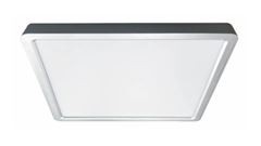 Свет-к с/д (потолочный) LE LED RF 20W (квадрат); Цв: Хром (30)