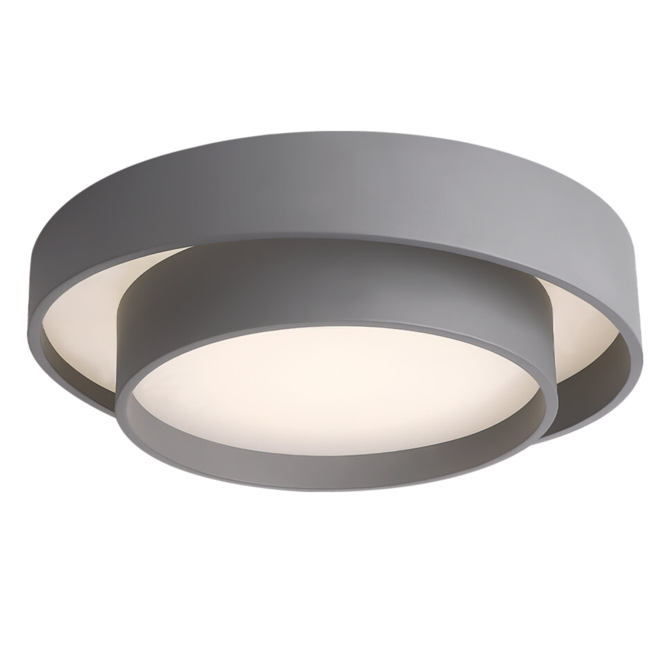 CRYSTAL LUX Светильник потолочный FLOR PL39W LED 4000K GR
