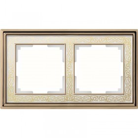 WL золото/белый 2 рамка WL77-Frame-02