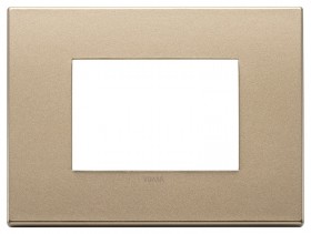 НАКЛАДКА НА 3 МОДУЛЯ, ЗОЛОТО МАТОВОЕ