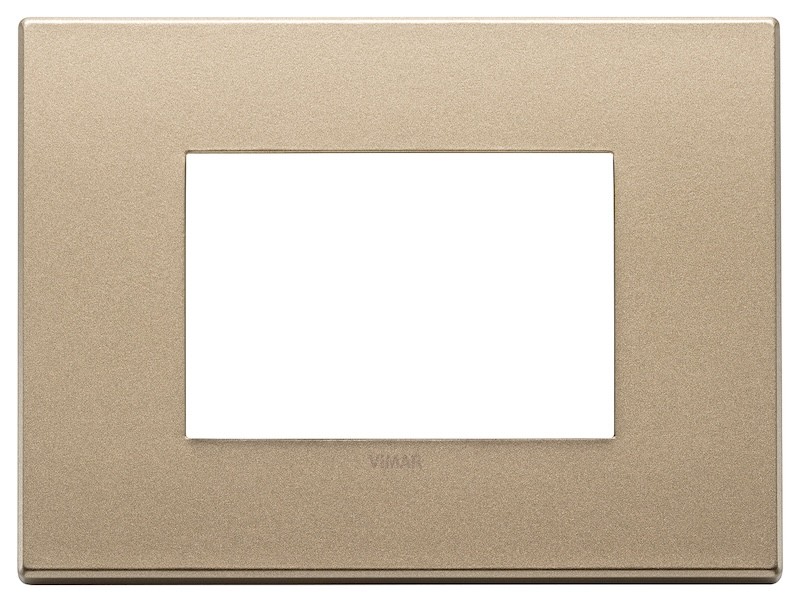 НАКЛАДКА НА 3 МОДУЛЯ, ЗОЛОТО МАТОВОЕ