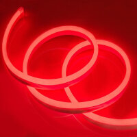 Лента светодиодная уличная DC24V-2835-120D-10W красный-10M