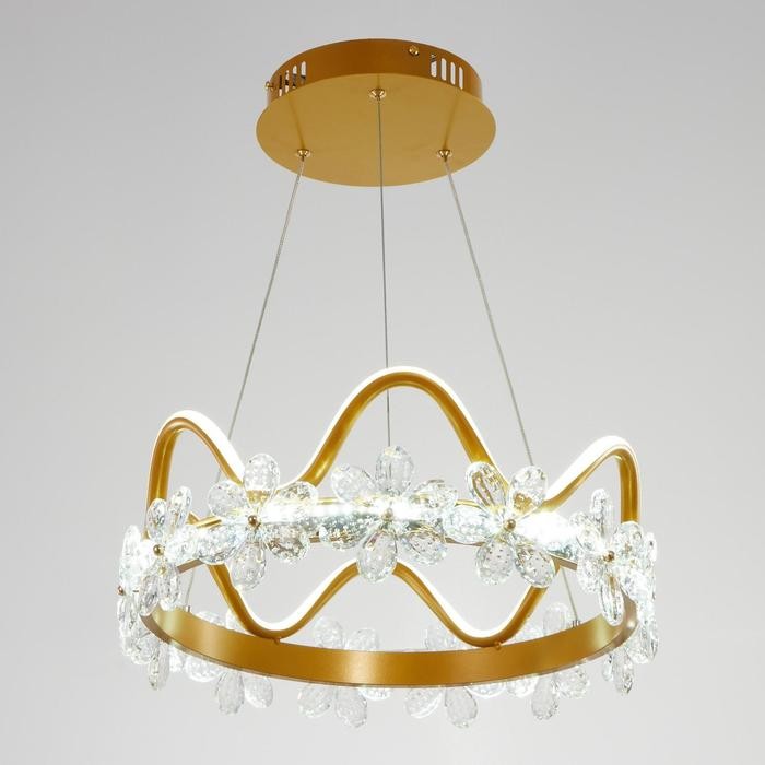 Светильник 2204/1m LED 55Вт 6000К золото 43х43х18,5 см   7030526