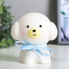 Ночник &quot;Собачка&quot; LED 1Вт от батареек 3хAG10 бело-синий 10х9х8 см