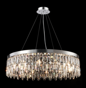 Люстра хрустальная F126-800 Хром