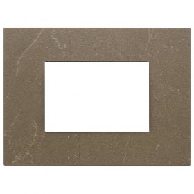 НАКЛАДКА НА 3 МОДУЛЯ, КОРИЧНЕВЫЙ КОФЕ