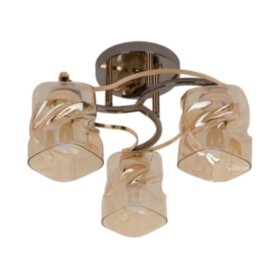 Люстра потолочная ROYAL MODERN 117/3 3хЕ27, 440х440х240мм, золото, Ritter