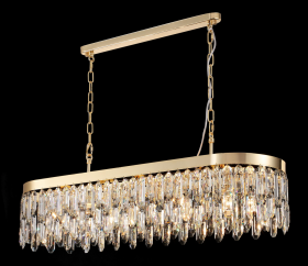 Люстра хрустальная F126-L1000*W300*H280 Золото