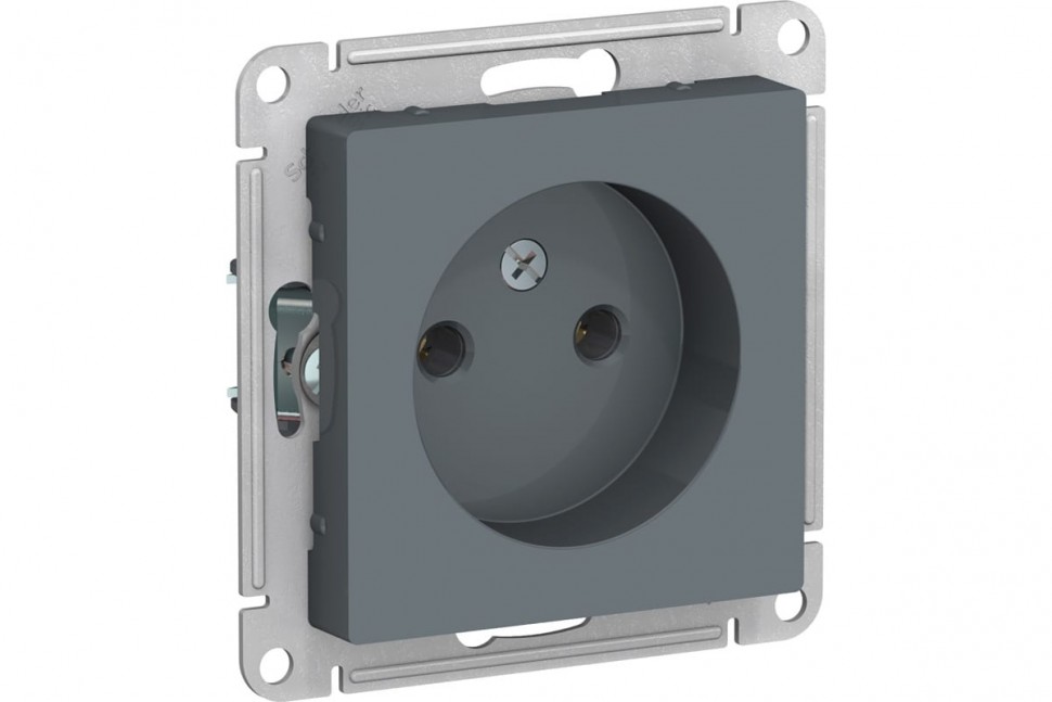 Механизм розетки 1-м б/з грифель AtlasDesign