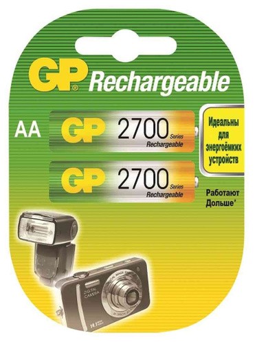 Батарейки GP AA 2700AAHC-2CR2
