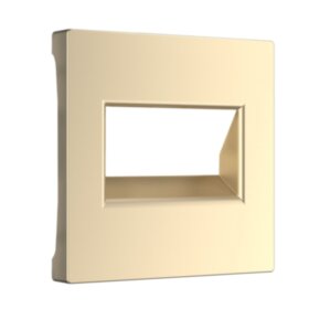 WL шампань Накладка для двойной розетки Еthernet RJ-45