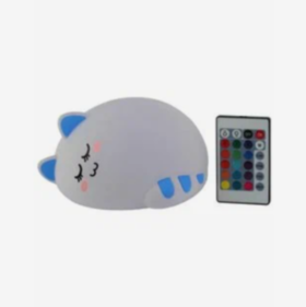 Светильник светодиодный ночной силиконовый сенсорный  котик