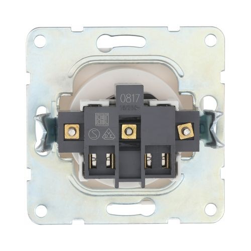 Розетка  без з/к. со шторками (бел.) LK60 (20шт) 1кор.=200шт