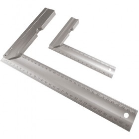 Угольник столярный Bohrer 300 мм металлический (120/12/1)