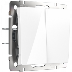 WL белый выкл 2 кл