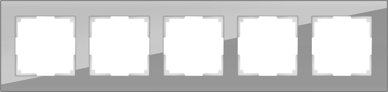 WL серый,стекло 5 рамка WL01-Frame-05
