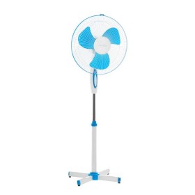 Вентилятор Luazon LOF-01, напольный, 45 Вт, 3 режима, бело-синий
