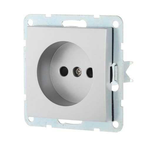 Переключатель 2-кл.. с двух мест (сх.6+6) 16 A. 250 B (сереб. металлик) LK60  (20шт) 1кор.=200шт.