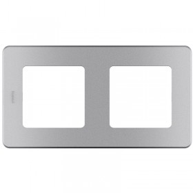 Рамка 2-м Inspiria алюм. Leg 673942