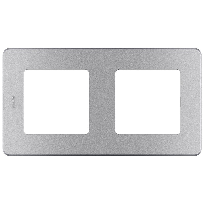 Рамка 2-м Inspiria алюм. Leg 673942