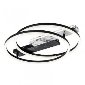 Потолочный светильник  Escada 10252/2 LED*90W Black/White marble