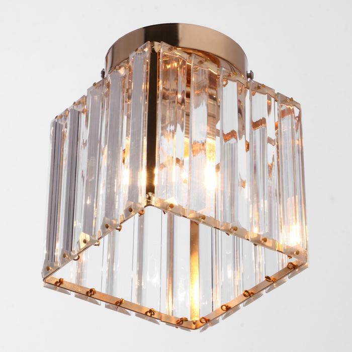 Светильник 6591185/1 E27 40Вт золото 13х13х17 см   4691584