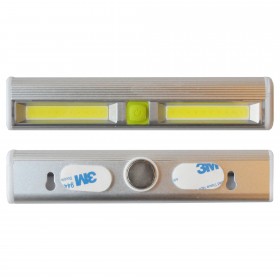 REV Фонарь-подсветка сд из анодированного алюминия Pushlight, COB 7 Вт, бат. 3xAAA, Ritter