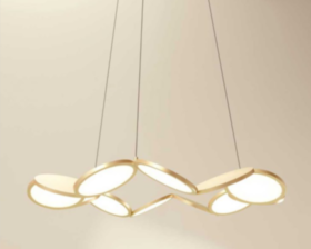 Люстра подвесная Atik 1110281P/M 60W 4000K/brass