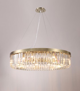 Люстра хрустальная G1215-800 Бронза